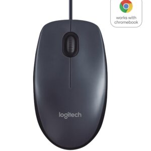 Mouse B100 Log Oem Usb Bk Nero Con Scrolling