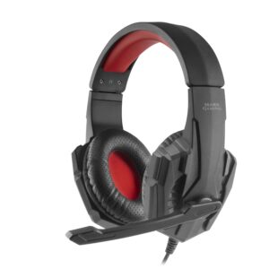 Mars Gaming MH020 cuffia e auricolare Cablato A Padiglione Giocare Nero, Rosso