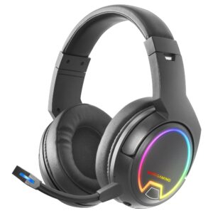 Mars Gaming MHW-100 Auricolare Con cavo e senza cavo A Padiglione Giocare USB tipo-C Nero