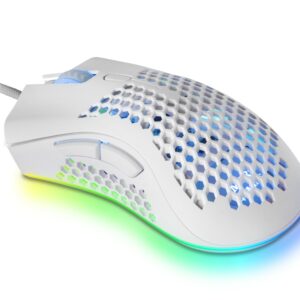 Mars Gaming MMEXW mouse Mano destra USB tipo A Ottico 32000 DPI