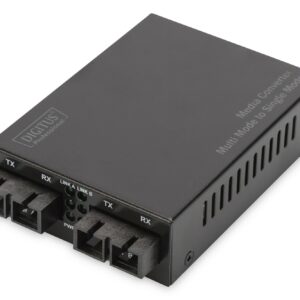 Media Converter Fast Ethernet Singlemode/Multimode Connettori Sc/Sc Digitus