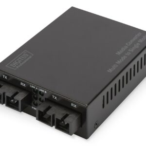 Media Converter Gigabit Singlemode/Multimode Connettori Sc/Sc Digitus