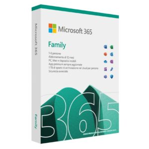 Microsoft 365 Family Ita Subs 1 Yr 6 User 5 Device