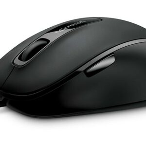 Microsoft Mouse Comfort 4500 Ergonomico, 1000 Dpi, Con Cavo Usb, Colore Grigio