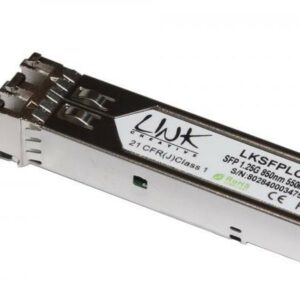 Modulo Minigbic (Sfp) Multimode Lc Duplex 1000Base-Sx, 850Nm 1,25 Gbps 550 Mt Compatibile Per Hp E Procurve Con Ddm