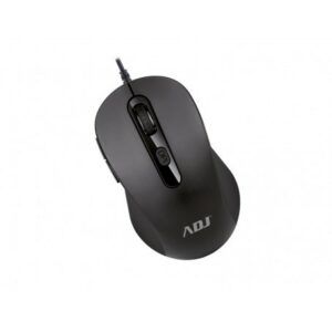 Mouse Usb Ottico 6D Evo Pure Bk 1000 Dpi 6 Tasti Plug&Play Adj