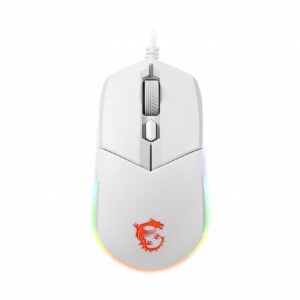 Msi Mouse Gaming Clutch Gm11 Wired Led Rosso Sensore Ottico