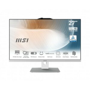 Msi Pc Aio 27 Modern Am272P 12M-416It I5-1240P 8Gb 512Gb Ssd White Win 11 Pro