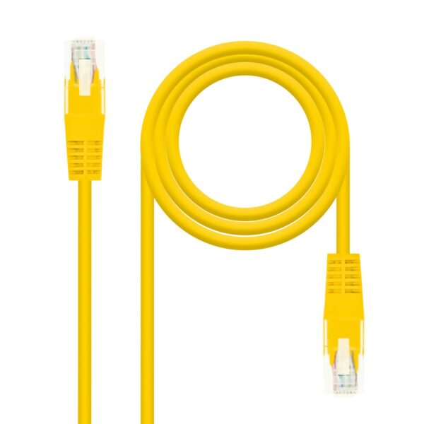 Nanocable 10.20.0101-Y cavo di rete Giallo 1 m Cat5e U/UTP (UTP)