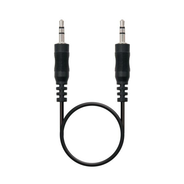 Nanocable 10.24.0120 cavo audio 0,2 m 3.5mm Nero