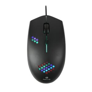 Ngs Mouse Gaming Illuminato Rgb 7 Led Sensore Ottico 800/1200 Dpi