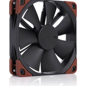 Noctua NF-F12 industrialPPC-3000 PWM Case per computer Ventilatore 12 cm Nero, Marrone