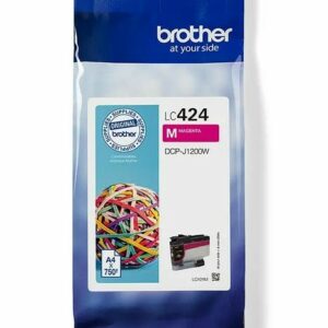 ORIGINALE Brother Cartuccia d'inchiostro magenta LC424M LC-424M 750 pagine