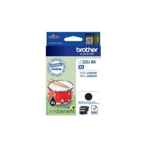 ORIGINALE Brother Cartuccia d'inchiostro nero LC22UBK LC-22U 2400 pagine