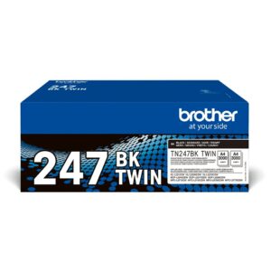 ORIGINALE Brother Multipack nero TN-247BK TWIN 3000 pagine