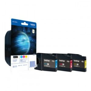 ORIGINALE Brother Multipack ciano / magenta / giallo LC-1280XL LC1280XLRBWBPDR 3 cartucce d'inchiostro LC-1280XL: C+M+Y