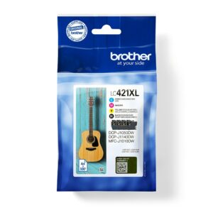 ORIGINALE Brother Multipack nero / ciano / magenta / giallo LC-421XL LC421XLVAL 2000 pagine