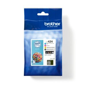 ORIGINALE Brother Multipack nero / ciano / magenta / giallo LC-424 LC424VAL 3000 pagine