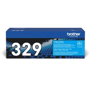 ORIGINALE Brother toner ciano TN-329C 329 6000 pagine