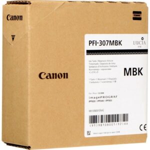 ORIGINALE Canon Cartuccia d'inchiostro Nero (opaco) PFI-307mbk 9810B001 330ml