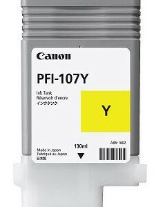 ORIGINALE Canon Cartuccia d'inchiostro giallo PFI-107y 6708B001 130ml