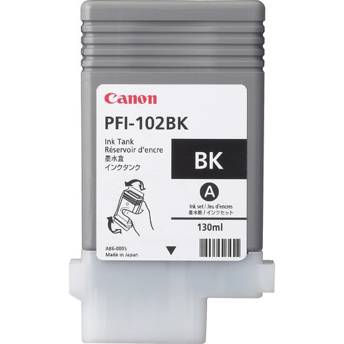 ORIGINALE Canon Cartuccia d'inchiostro nero PFI-102bk 0895B001 130ml