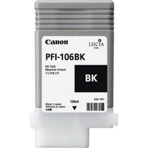 ORIGINALE Canon Cartuccia d'inchiostro nero PFI-106bk 6621B001 130ml