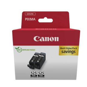 ORIGINALE Canon Multipack nero PGI-525 PGKB Twin 4529B017