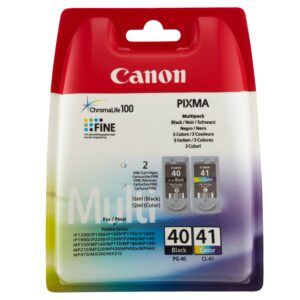 ORIGINALE Canon Multipack nero / differenti colori PG-40+CL-41 0615B043 PG-40 + CL-41