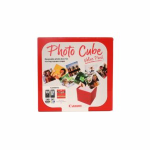 ORIGINALE Canon Value Pack nero / differenti colori PG-540+CL-541 Photo Cube + 13x13 cm Photo Paper Plus Glossy II 40 fogli 580 pagine