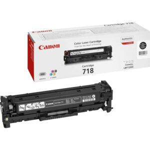 ORIGINALE Canon toner nero 718 BK 2662B002 3400 pagine