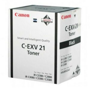 ORIGINALE Canon toner nero C-EXV21bk 0452B002 28000 pagine