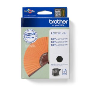 ORIGINALE Brother Cartuccia d'inchiostro nero LC129XLBK LC-129XL 2400 pagine