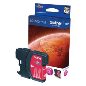 ORIGINALE Brother Cartuccia d'inchiostro magenta LC1100HYM LC-1100HY 750 pagine