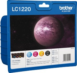 Originale Brother LC1220 pacco da 4 cartucce - LC1220VALBP