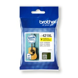 Originale Brother LC421XL Amarillo Cartucho de Tinta Original - LC421XLY