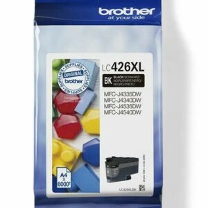 ORIGINALE Brother Cartuccia d'inchiostro nero LC426XLBK LC-426XLBK 6000 pagine