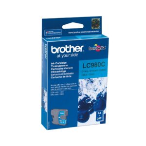 ORIGINALE Brother Cartuccia d'inchiostro ciano LC980C LC-980 260 pagine