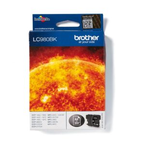 ORIGINALE Brother Cartuccia d'inchiostro nero LC980BK LC-980 300 pagine