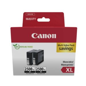 Originale Canon PGI-2500XL Multipack de 2 Cartuchos de Tinta Originales Negro - 9254B011