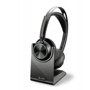 POLY Voyager Focus 2 UC Auricolare Con cavo e senza cavo A Padiglione Ufficio USB tipo A Bluetooth Base di ricarica Nero