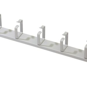 Pannello Guidacavi Con Anelli Per Armadi Rack 19" 1U Grigio