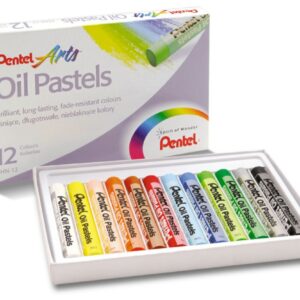 Pentel PHN-12 pastello Pastello a olio Multicolore 12 pz