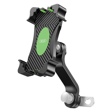 Porta Cellulare Universale per Moto XO - Larghezza Apertura 65-100mm - Rotazione 360º - Lunghezza 118x270mm - Peso 219gr - Adatto a Moto Elettriche o Motorizzate - Colore Nero