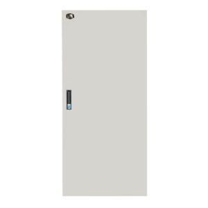 Porta Chiusa In Metallo Pieno Con Serratura Per Armadio Link 27U 600 Mm Grigio