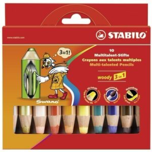 STABILO woody 3 in 1 Multi 10 pz