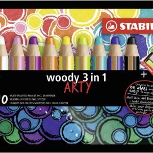 STABILO woody 3 in 1 Multicolore 10 pz