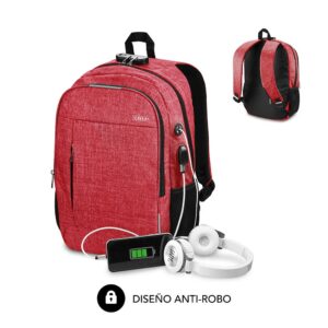 SUBBLIM SUB-BP-1UL0002 zaino Rosso Oxford