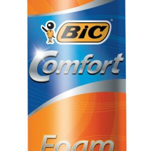 Schiuma da barba Bic Foam Sensitive Comfort - Facile da applicare - Contiene Aloe Vera - Capacità 250ml