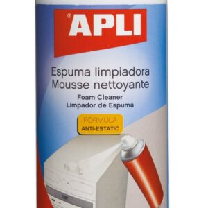 Schiuma detergente antistatica Apli - 400 ml - Pulizia esterna di dispositivi elettronici - Migliora le prestazioni e prolunga la vita dei tuoi componenti